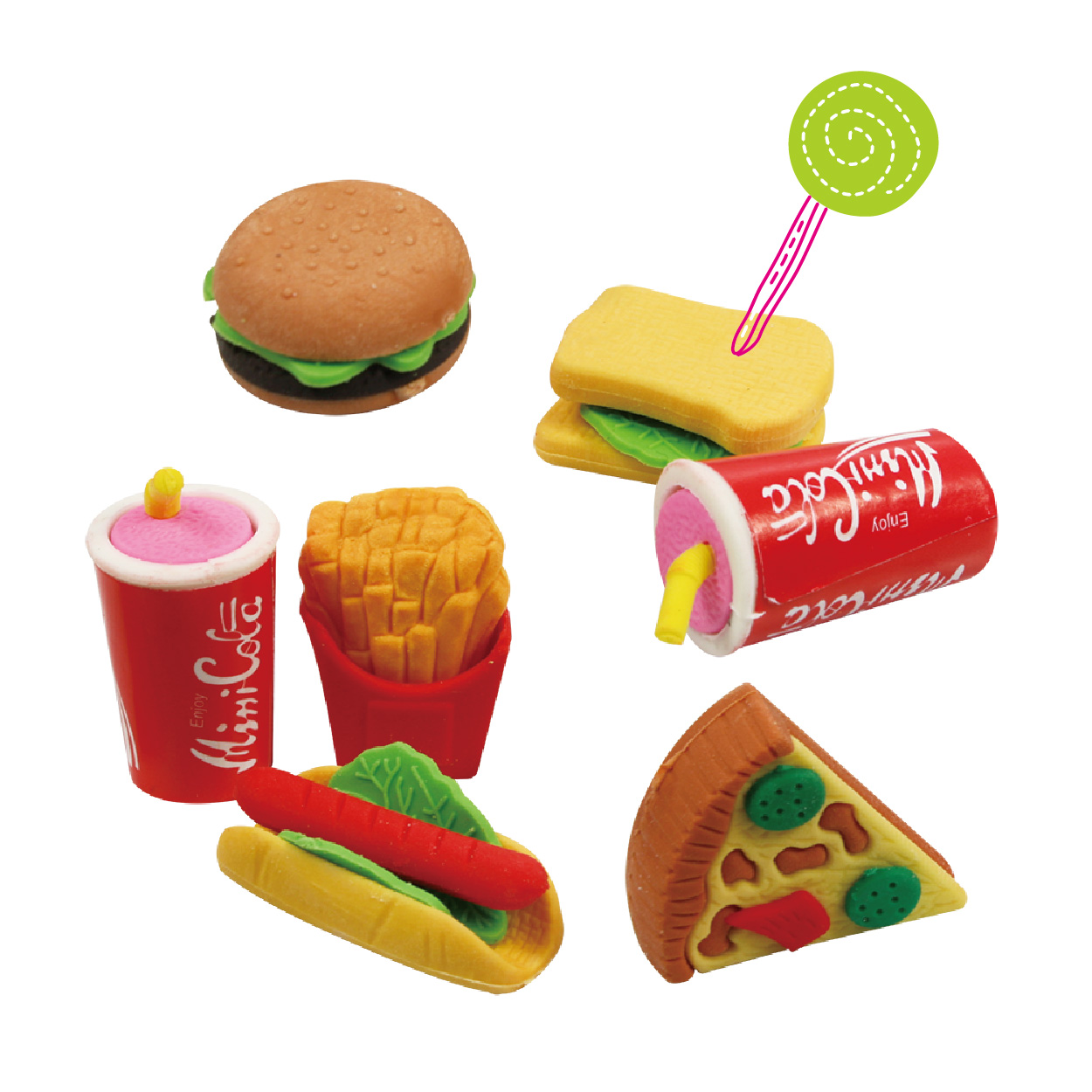 3D food shaped erasers Buy , , Product on NINGBO XIANGFENG IMP & EXP