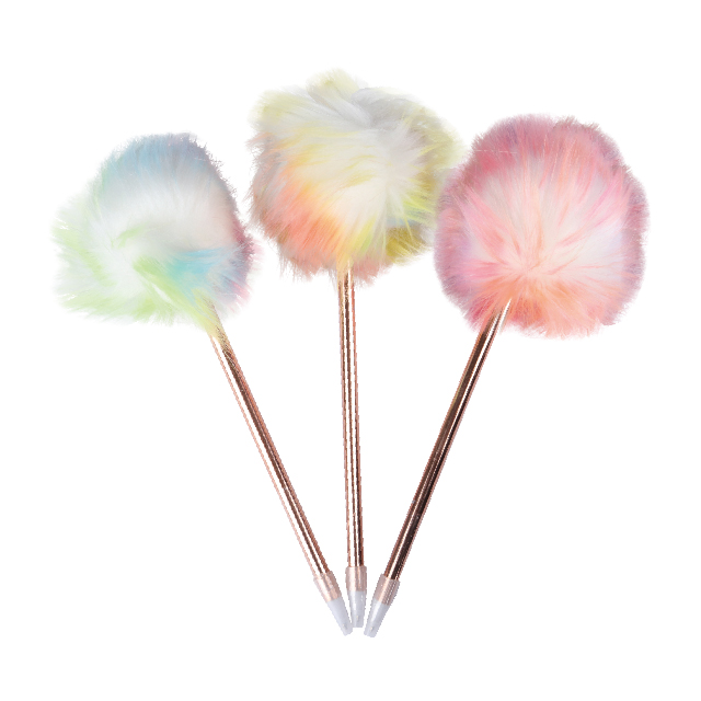 black pompom pen black pompom pen