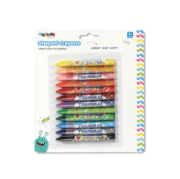 Triangle crayons