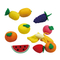 3D fruit accessary erasers