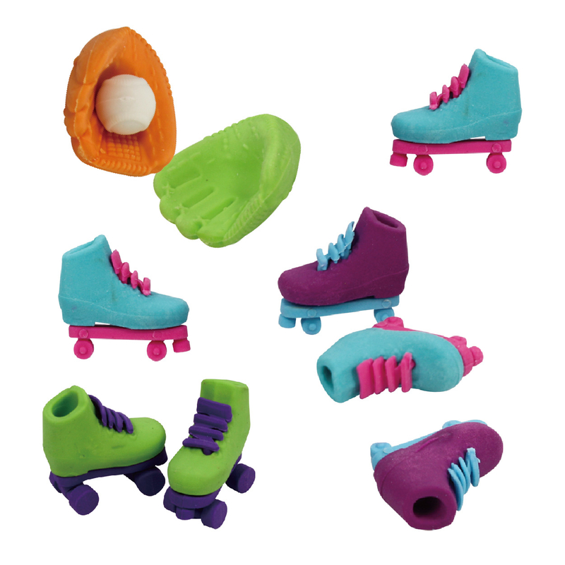 3D sport accessary erasers