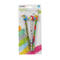 Pencils with eraser toppers