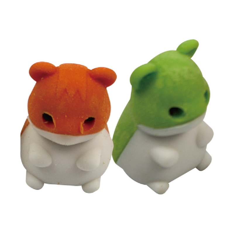 3D animal shaped erasers