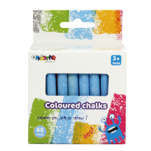 Coloured chalks 48 pack