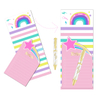 2pk Rainbow Note Pad With Pen