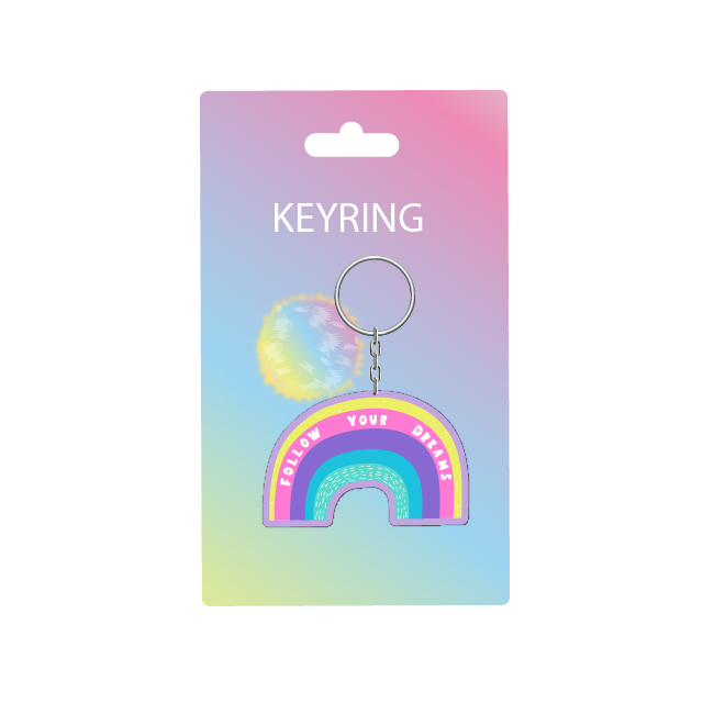 Rainbow keyring